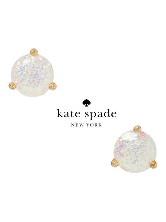kate spade Jewelry - Kate Spade RISE AND SHINE Opal Glitter Stud Earrings NWT